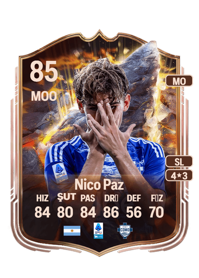 Nico Paz card