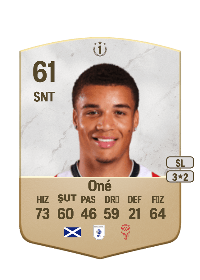 Ryan Oné card