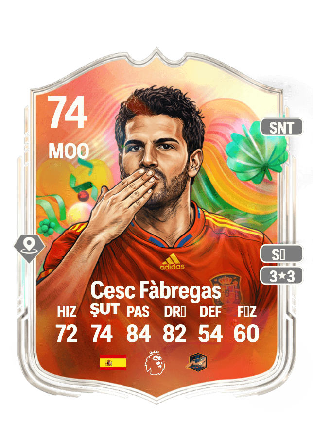 Cesc Fàbregas card