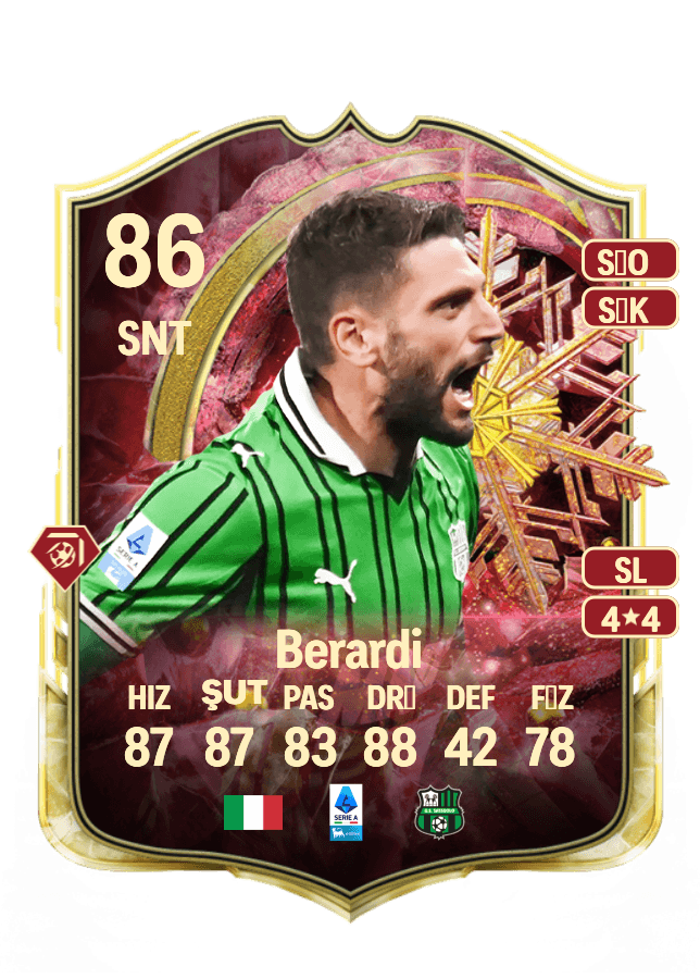Domenico Berardi card