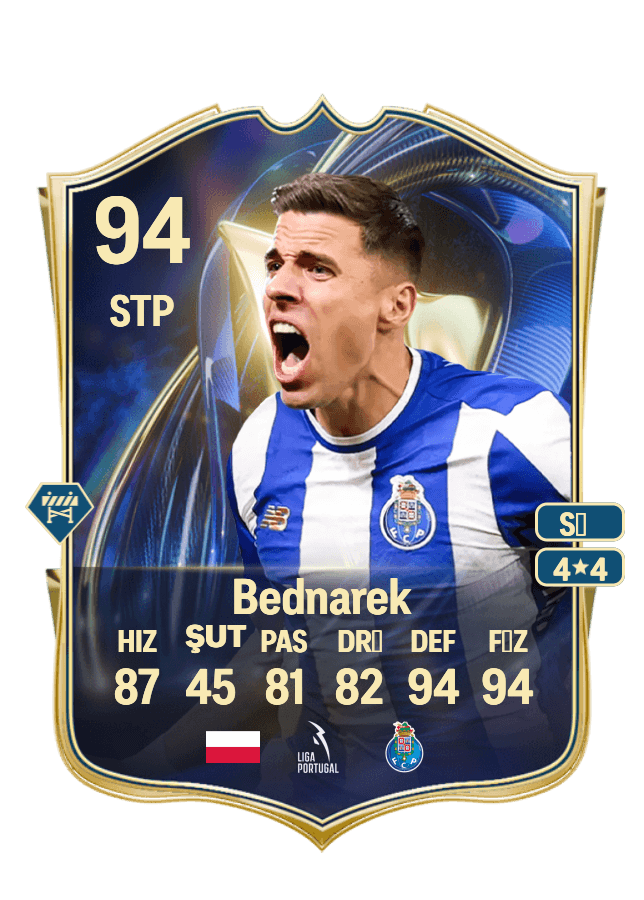 Jan Bednarek card