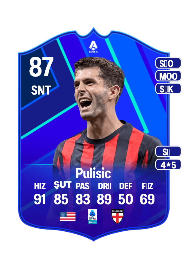 Christian Pulisic card