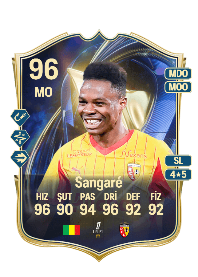 Mamadou Sangaré card