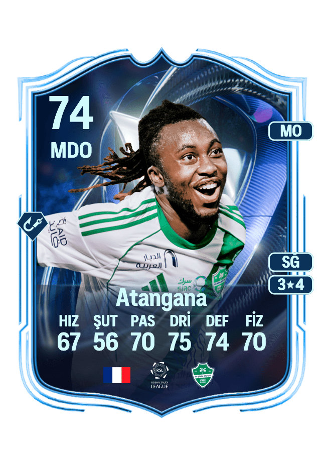 Valentin Atangana card