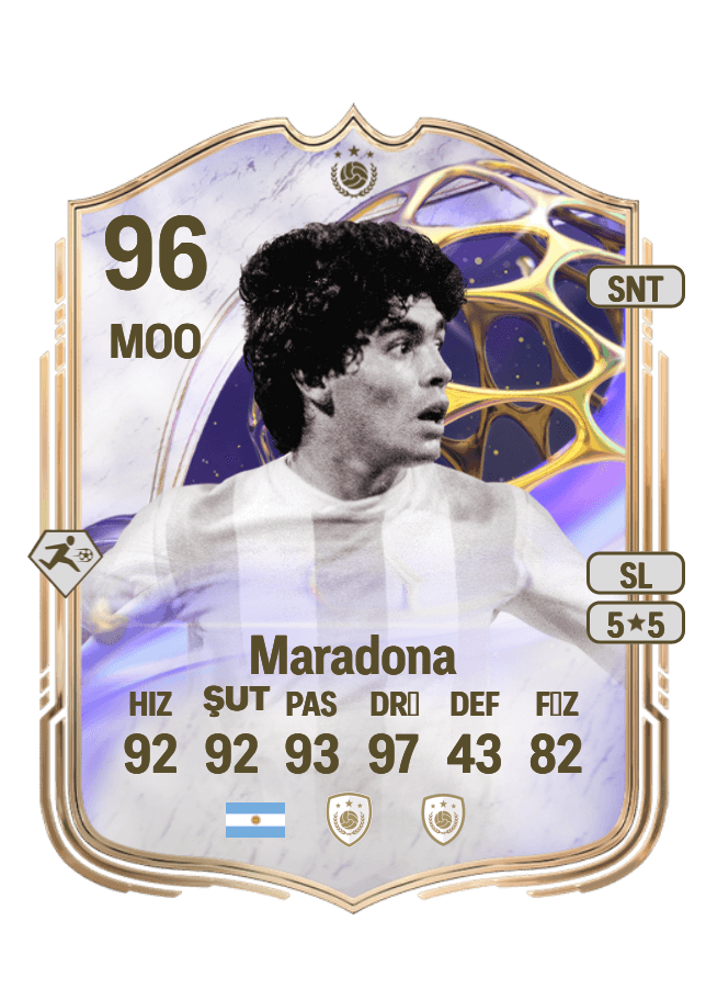 Diego Armando Maradona card