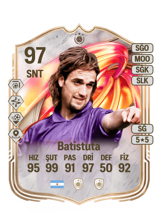 Gabriel Batistuta card