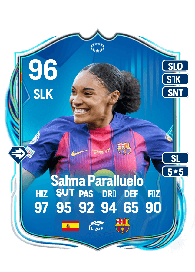 Salma Paralluelo card