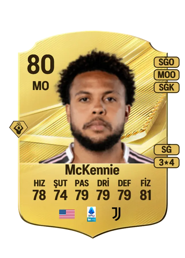 Weston McKennie card