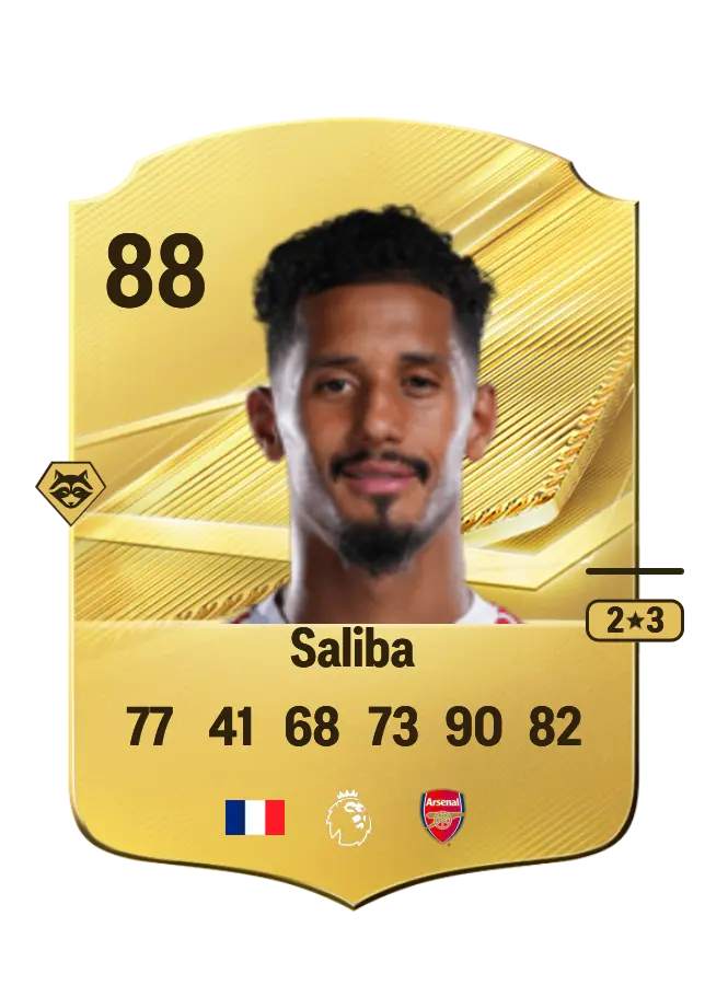 William Saliba card