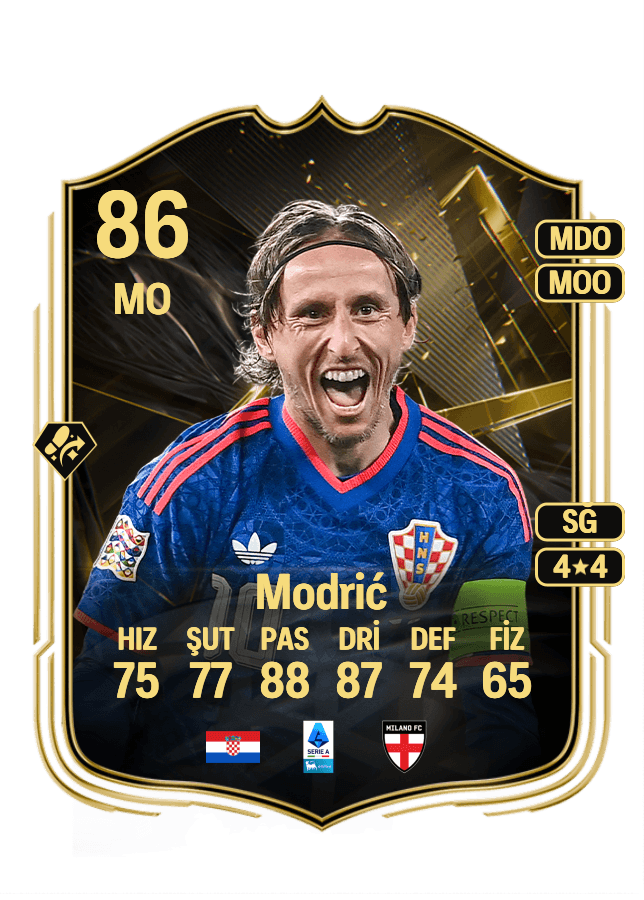 Luka Modrić card