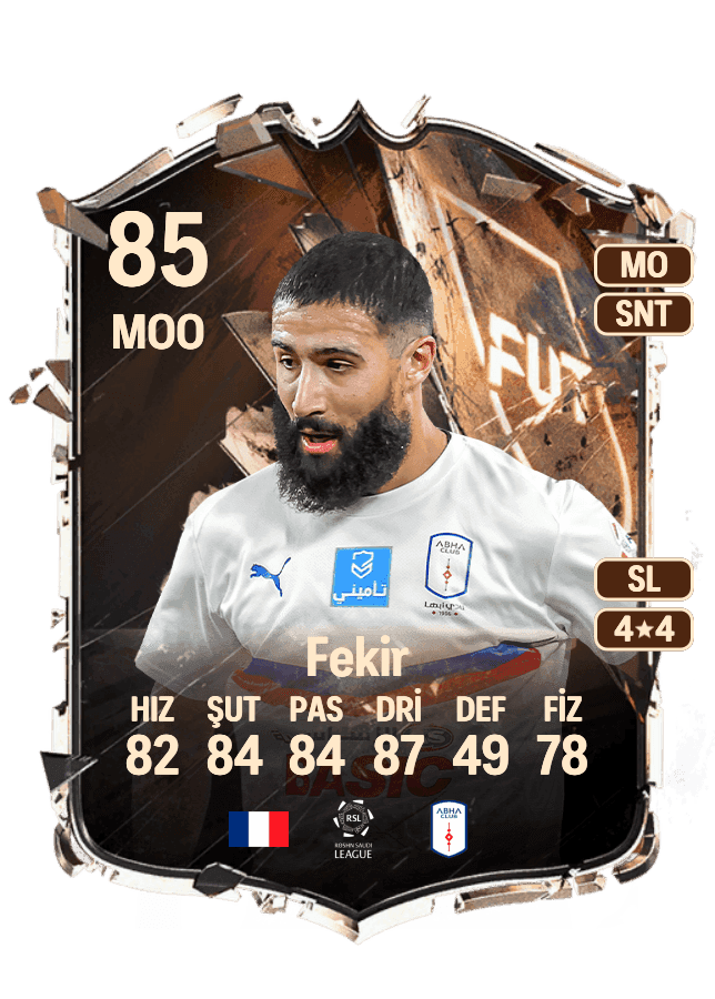 Nabil Fekir card