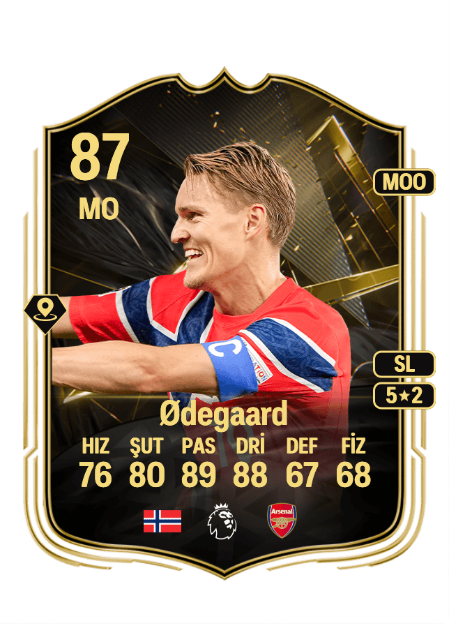 Martin Ødegaard card
