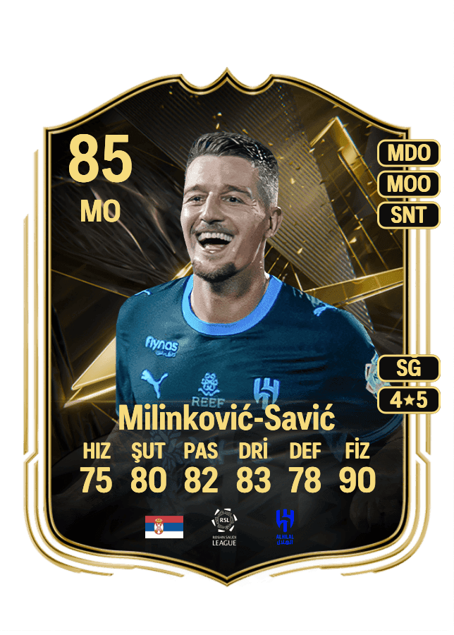Sergej Milinković-Savić card