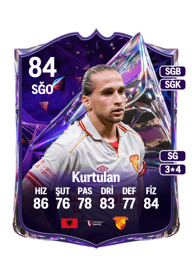 Arda Okan Kurtulan card
