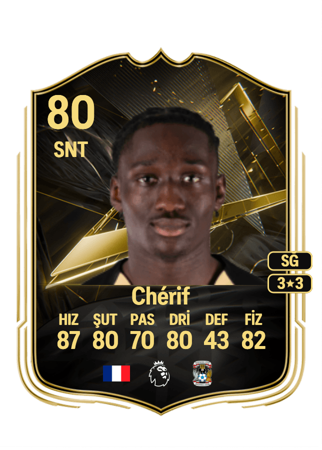 Sidiki Chérif card