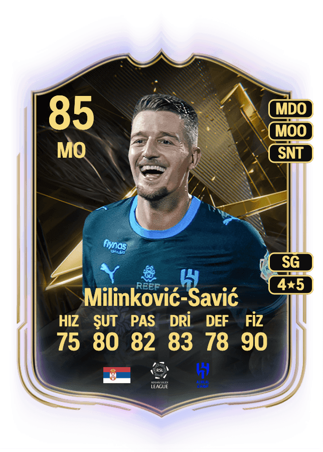 Sergej Milinković-Savić card