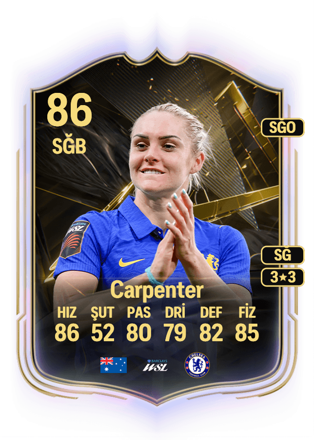 Ellie Carpenter card