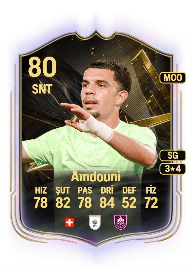 Zeki Amdouni card