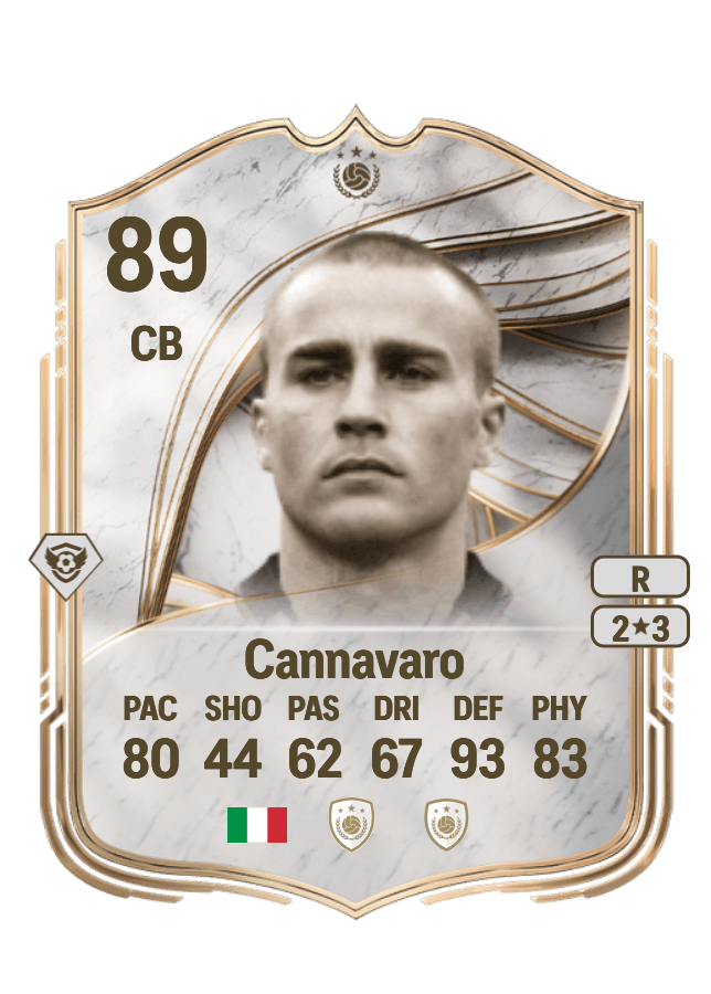 Fabio Cannavaro card
