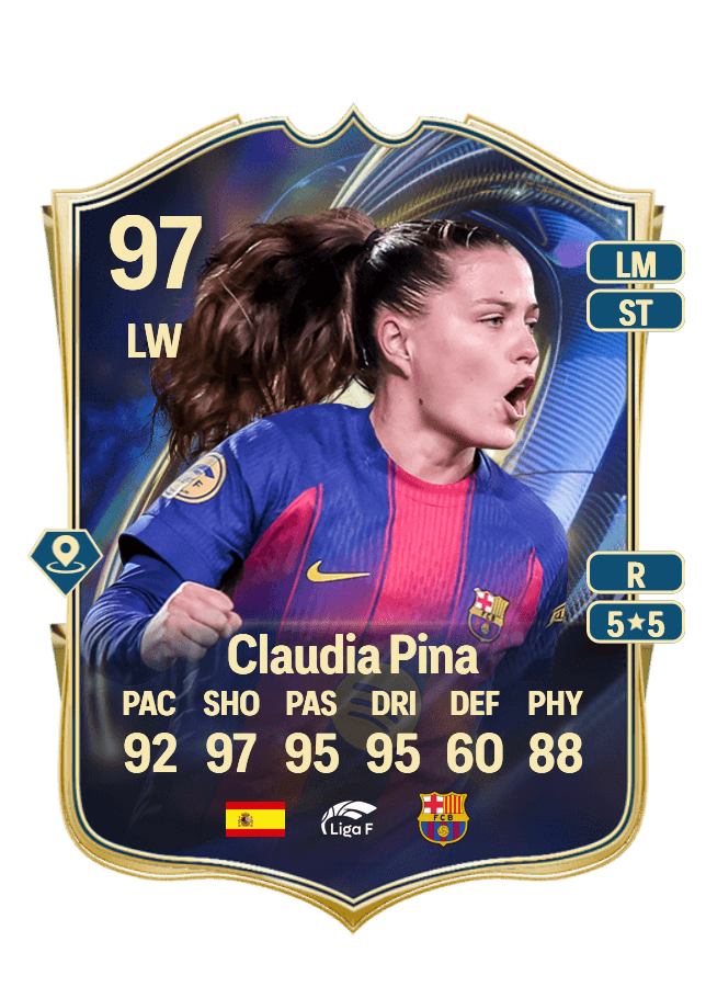 Claudia Pina card