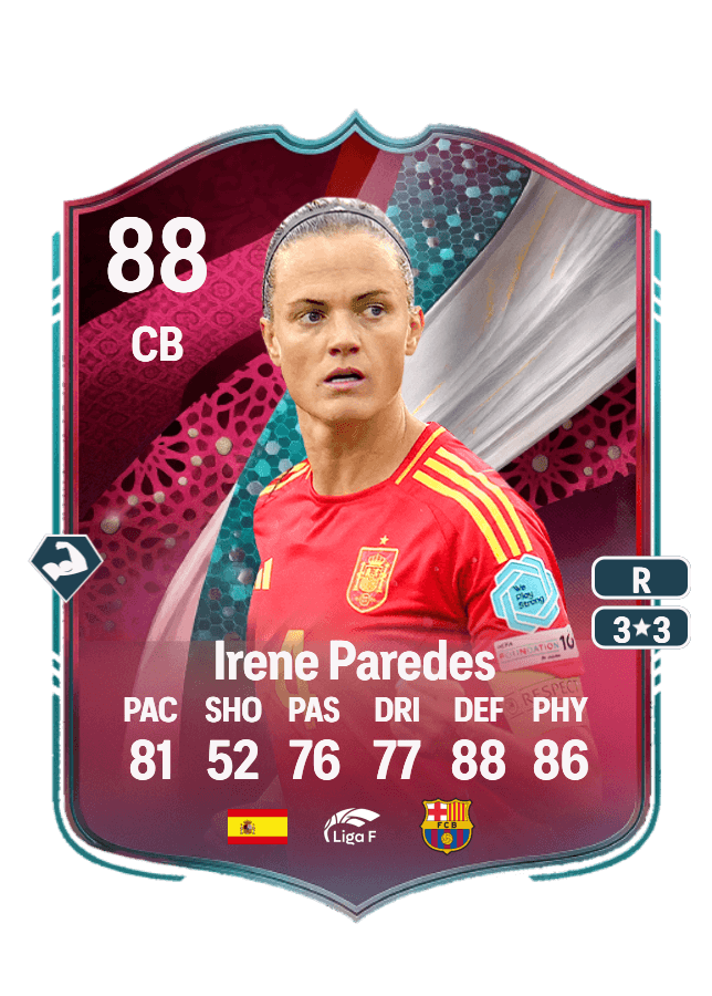 Irene Paredes card