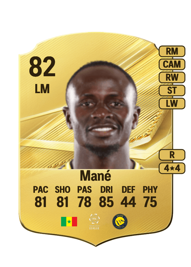 Sadio Mané card