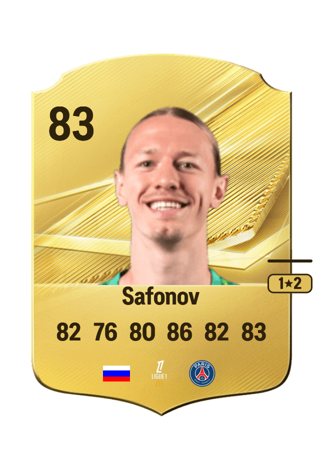 Matvey Safonov card