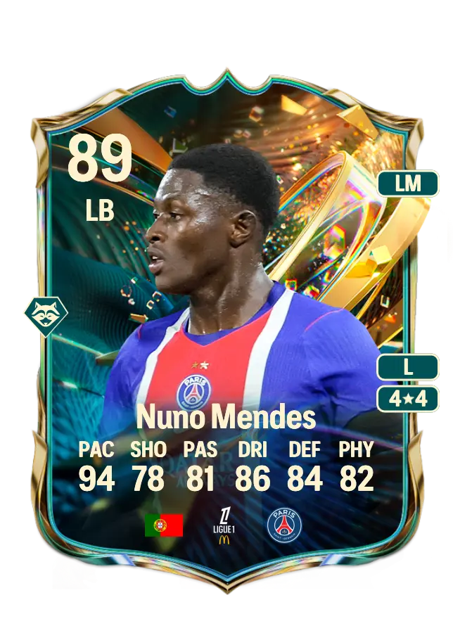 Nuno Mendes card