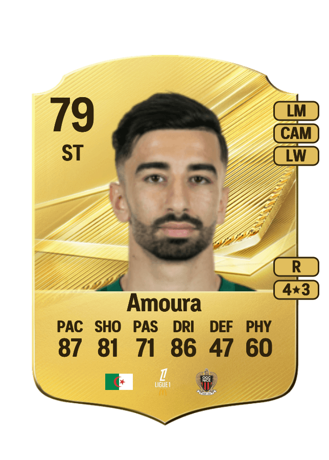 Mohamed Amoura card