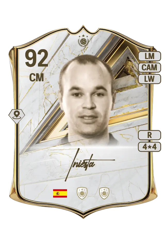 Iniesta card