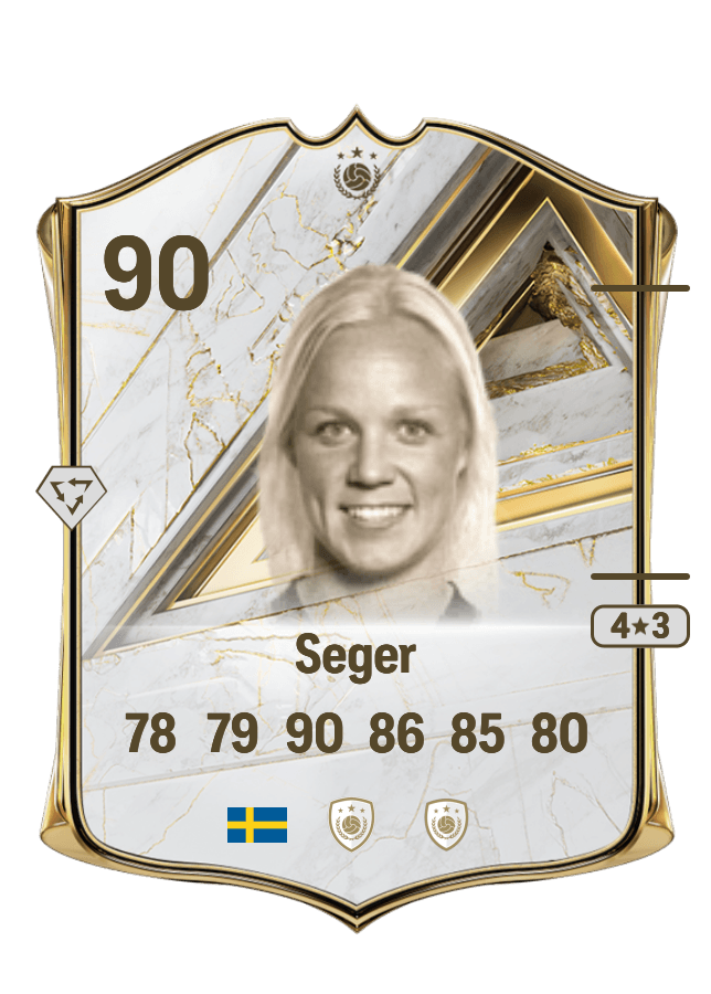 Caroline Seger card