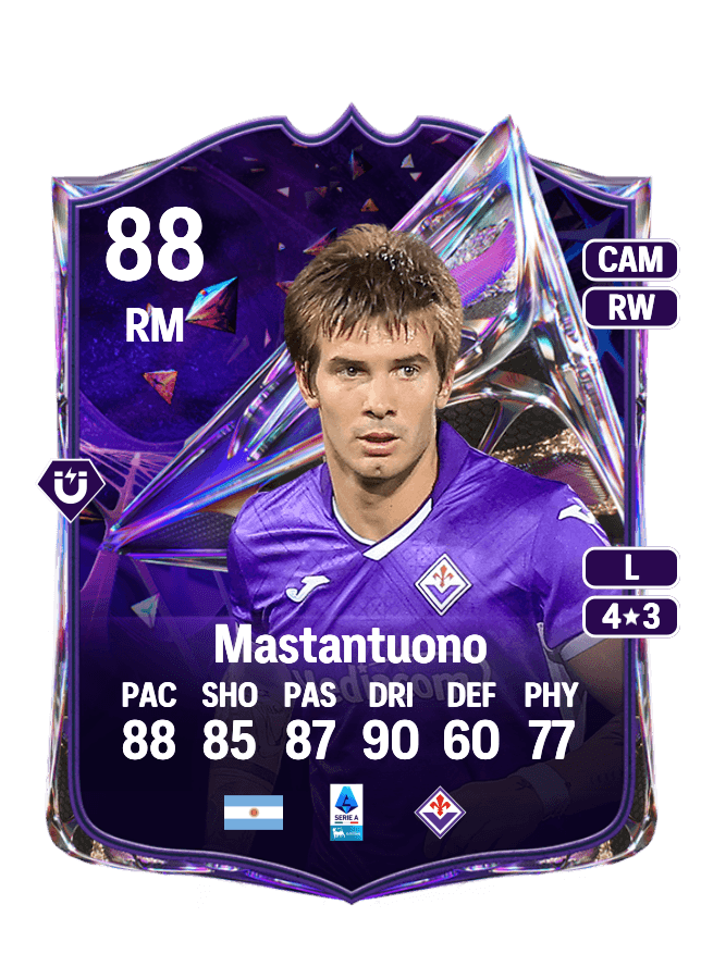 Franco Mastantuono card