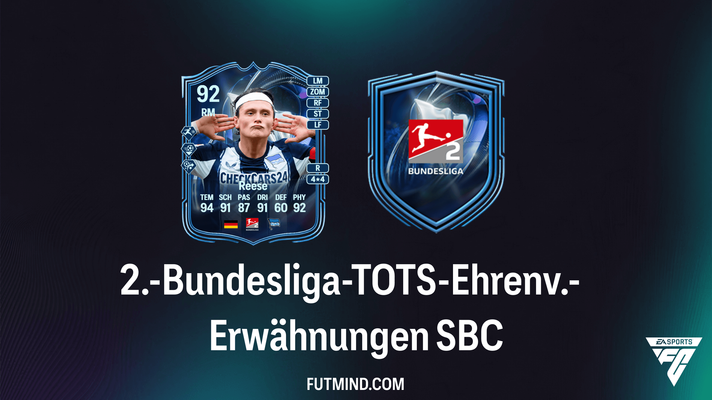 2.-Bundesliga-TOTS-Ehrenv.-Erwähnungen SBC: So sicherst du dir Reese, Wanitzek und Curda