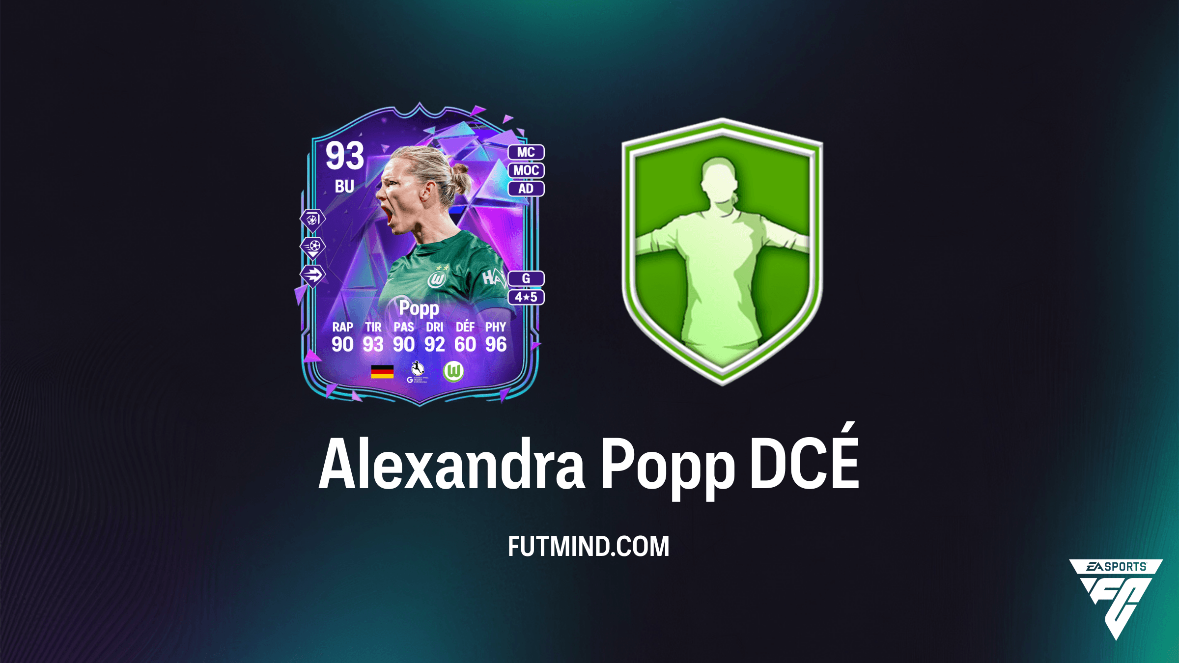 Alexandra Popp Premium DCÉ : Solution, Prix et Analyse de la légende du VfL Wolfsburg sur FC 26