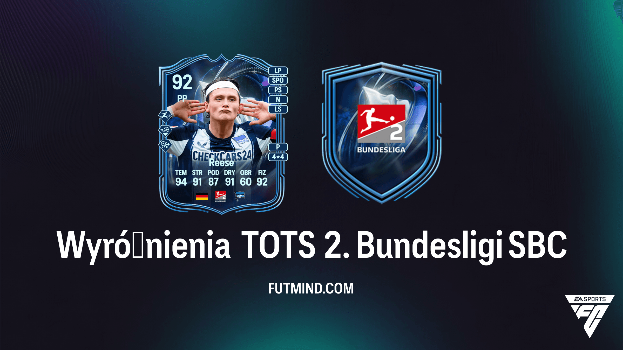 SBC Wyróżnienia TOTS 2. Bundesligi – Jak tanio zdobyć kartę Fabian Reese?