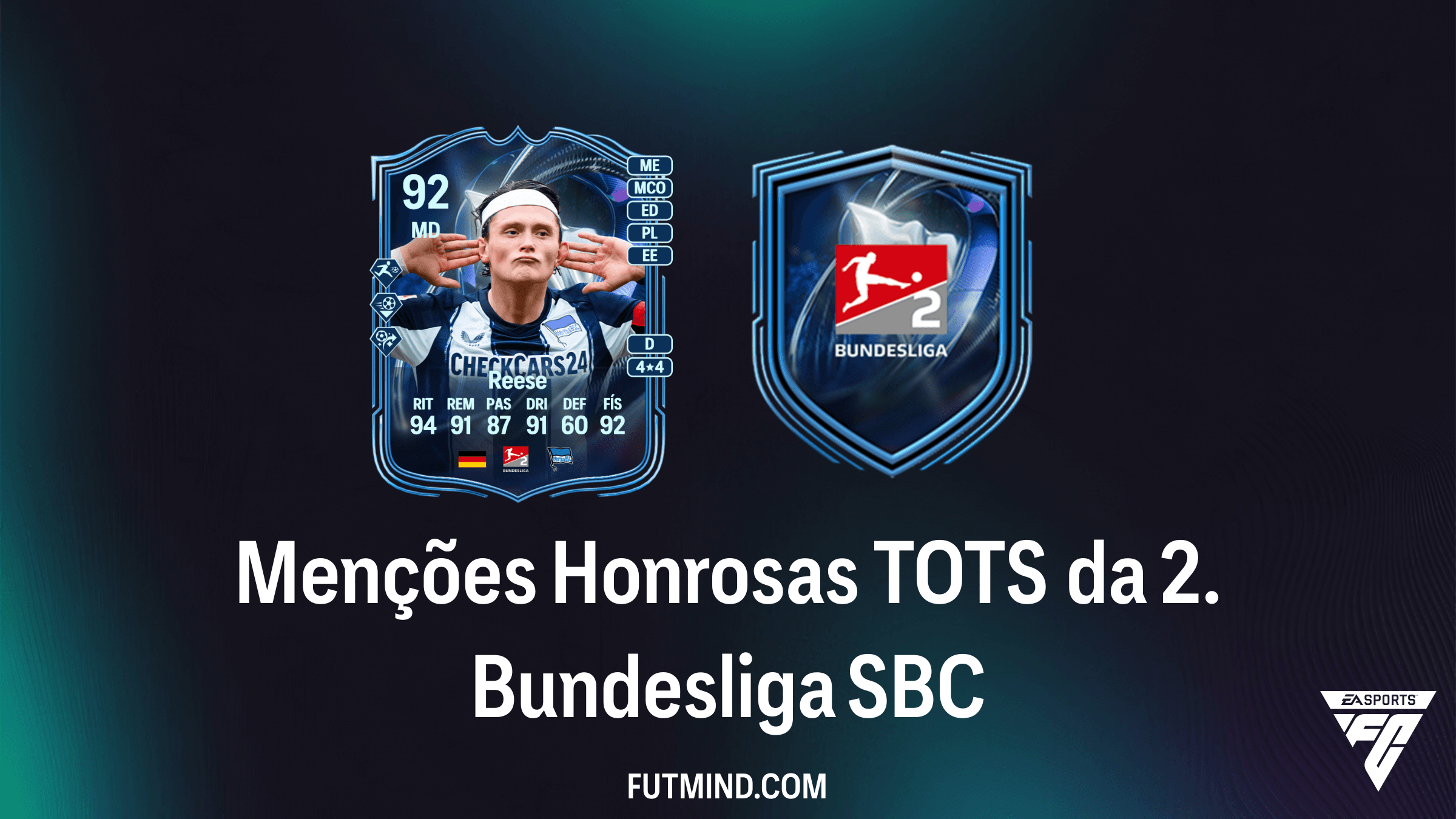 SBC Menções Honrosas TOTS da 2. Bundesliga: Como Desbloquear Fabian Reese, Wanitzek e Curda no FC 26