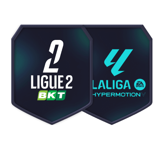 チーム編成チャレンジ ﾘｰｸﾞ 2 BKT & ﾗ･ﾘｰｶﾞ HyperMotion logo