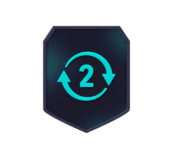 Byg en trup-udfordringer SV: 1/3 Kampagneikoner (91+) logo