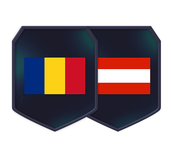 Výzvy tvorby týmu Rumunsko vs. Rakousko logo
