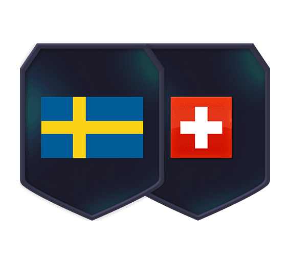 Výzvy tvorby týmu Švédsko vs. Švýcarsko logo