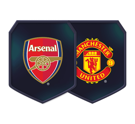 Výzvy tvorby týmu Arsenal vs. Manchester United logo