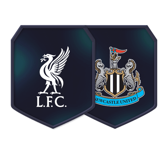 Испытания подбора команды Liverpool FC - Newcastle United logo