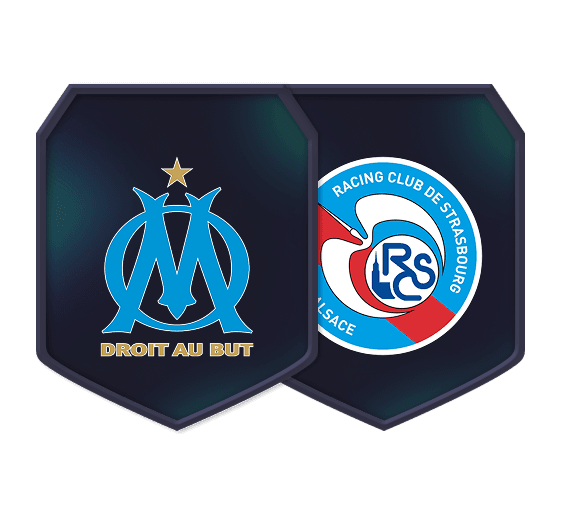 DCP Olympique de Marselha x RC Strasbourg logo