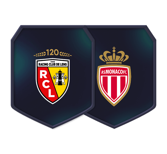 Byg en trup-udfordringer RC Lens v AS Monaco logo