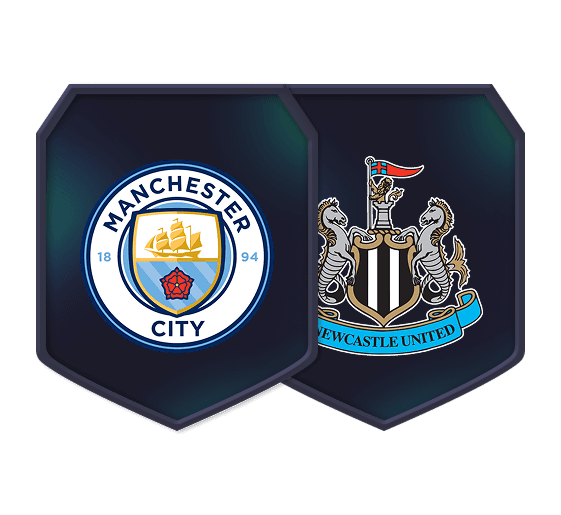 Byg en trup-udfordringer Manchester City v Newcastle Utd logo