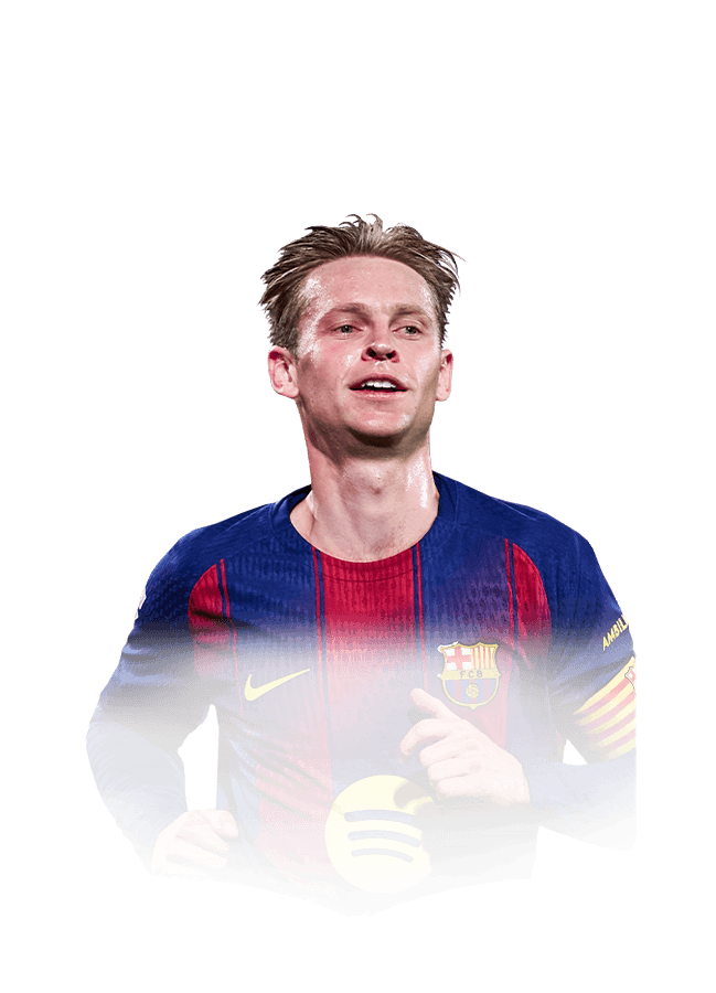 Frenkie de Jong 89 item_raretype96 | 评级和价格| FC 26 | FUT Mind