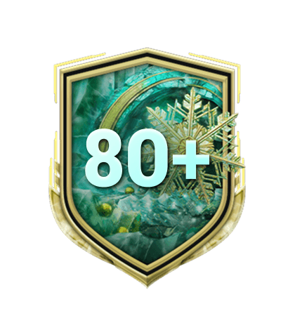 Squad Building Challenges 3 of 10 80+ Player Pick logo