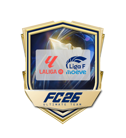 Wyzwania budowania składu Ulepszenie LALIGA/Liga F x7 84+ logo
