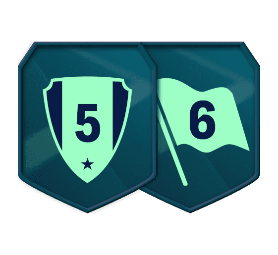 Wyzwania budowania składu 5 Leagues & 6 Nations logo