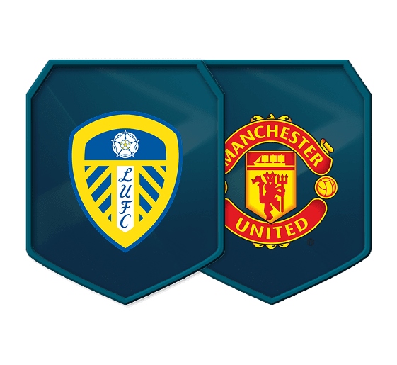 Défis Création d'équipe Leeds United v Manchester United logo